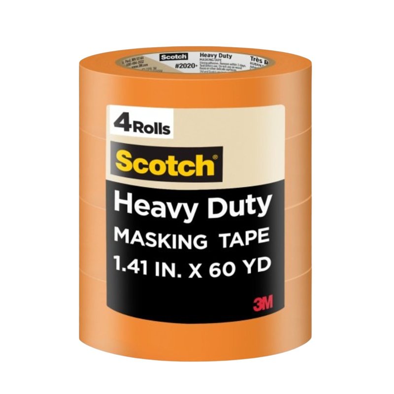 SCOTCH Scotch 2020-36EP4 Masking Tape, 55 m L, 36 mm W, Beige