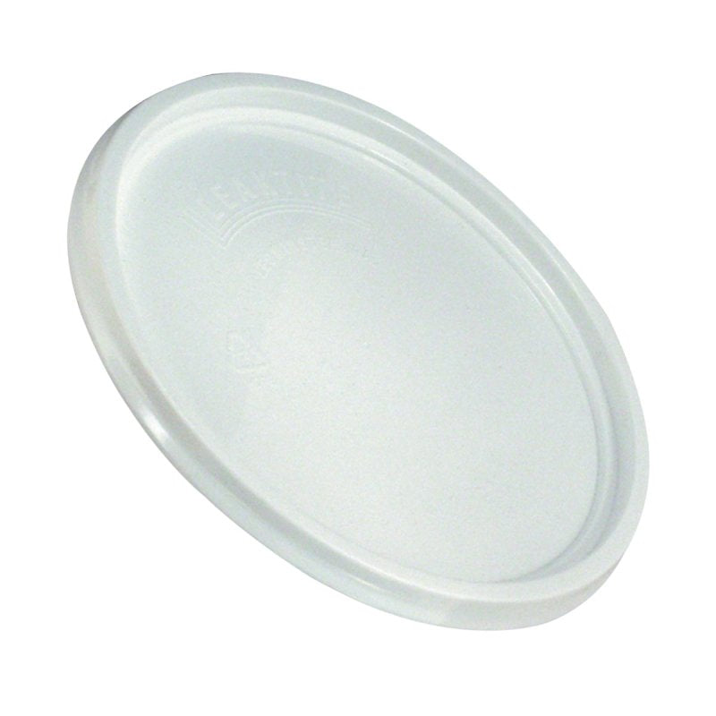 LEAKTITE-IPL PLASTICS ENCORE Plastics 10000 Pry-Off Lid, HDPE, White