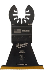 MILWAUKEE Milwaukee 49-25-1241 Blade, 2-1/2 in, 1-5/8 in D Cutting, HCS/Titanium, 1/PK TOOLS MILWAUKEE