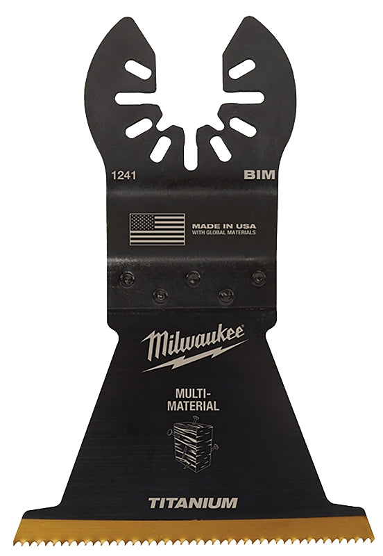 MILWAUKEE Milwaukee 49-25-1249 Blade, 2-1/2 in, 1-5/8 in D Cutting, HCS/Titanium, 10/PK TOOLS MILWAUKEE
