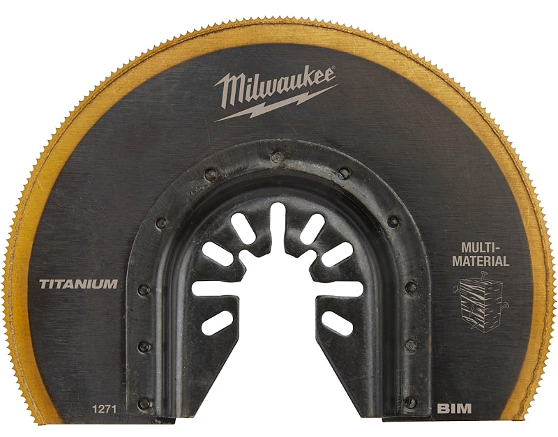 MILWAUKEE Milwaukee 49-25-1271 Blade, 3-1/2 in, 1-5/8 in D Cutting, HSS/Titanium TOOLS MILWAUKEE