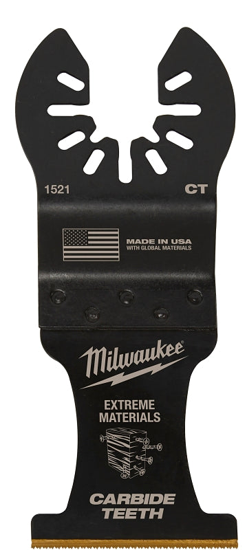 MILWAUKEE Milwaukee 49-25-1521 Blade, 1-3/8 in, 2 in D Cutting, Carbide/HCS/Titanium, 1/PK TOOLS MILWAUKEE