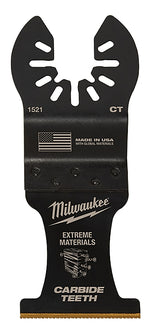 MILWAUKEE Milwaukee 49-25-1522 Blade, 1-3/8 in, 2 in D Cutting, Carbide/HCS/Titanium, 2/PK TOOLS MILWAUKEE