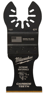 MILWAUKEE Milwaukee 49-25-1523 Blade, 1-3/8 in, 2 in D Cutting, Carbide/HCS/Titanium, 3/PK TOOLS MILWAUKEE