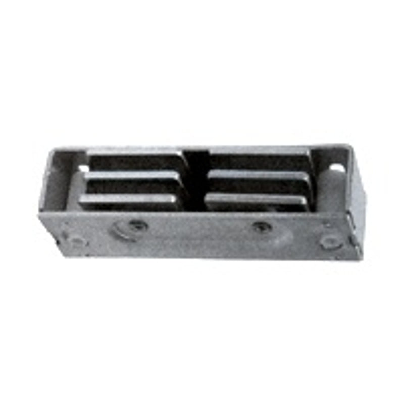 SCHLAGE BUILDERS HARDWARE Schlage 327A92 Magnetic Catch, Aluminum, Natural