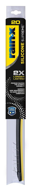 RAIN-X Rain-X Silicone Supreme 830520 Wiper Blade, Beam Blade, 20 in L Blade, Silicone Rubber AUTOMOTIVE RAIN-X