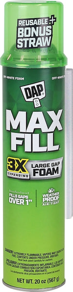 DAP DAP Touch 'n Foam Land Scape Series 7565020012 Large Gap Foam Sealant, Amber, 20 oz, Can