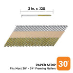 PRO-FIT ProFIT 0600372 Framing Nail, 3 in L, Hot-Dipped Galvanized, Round Head, Ring Shank HARDWARE & FARM SUPPLIES PRO-FIT
