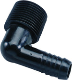 ORBIT Orbit 94360 Elbow, 3/4 x 1/2 in Connection, MNPT x Barb, Plastic LAWN & GARDEN ORBIT