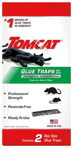 TOMCAT Tomcat 0362810 Rat Glue Trap, 9-3/4 in L, 4-5/8 in W, 1/2 in H, Glue Locking LAWN & GARDEN TOMCAT