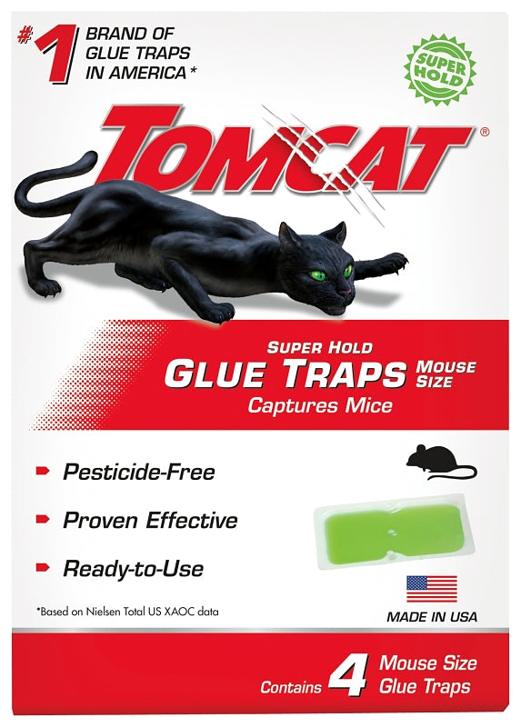 TOMCAT Tomcat 0362710 Mouse Glue Trap, 4/PK LAWN & GARDEN TOMCAT