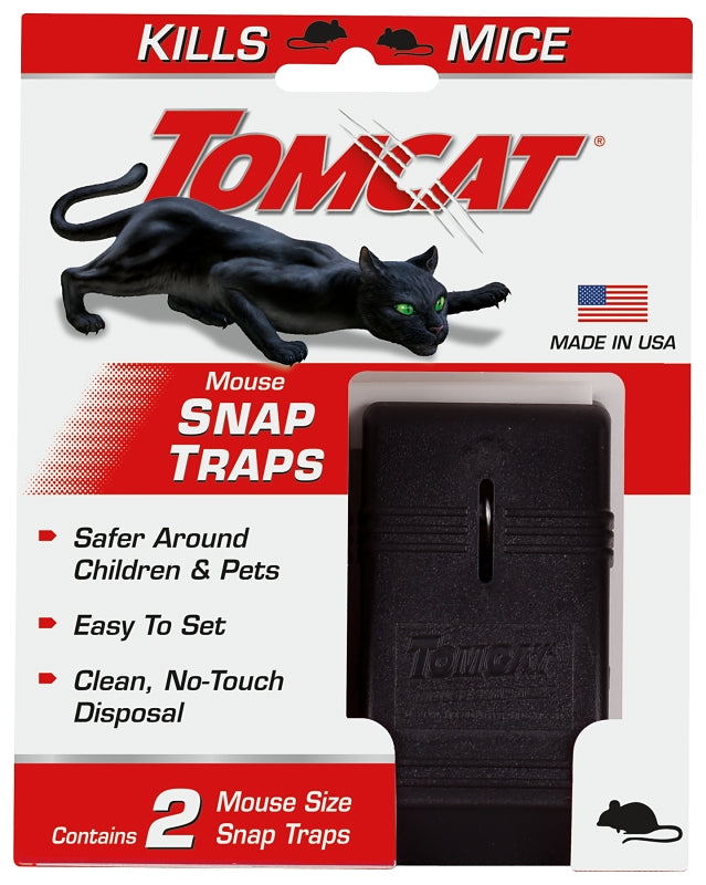 TOMCAT Tomcat 0361510 Mouse Snap Trap, 2 in L, 4-3/4 in W, 6 in H LAWN & GARDEN TOMCAT
