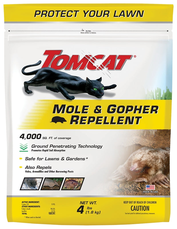 TOMCAT Tomcat 0348304 Mole and Gopher Repellent Granule LAWN & GARDEN TOMCAT