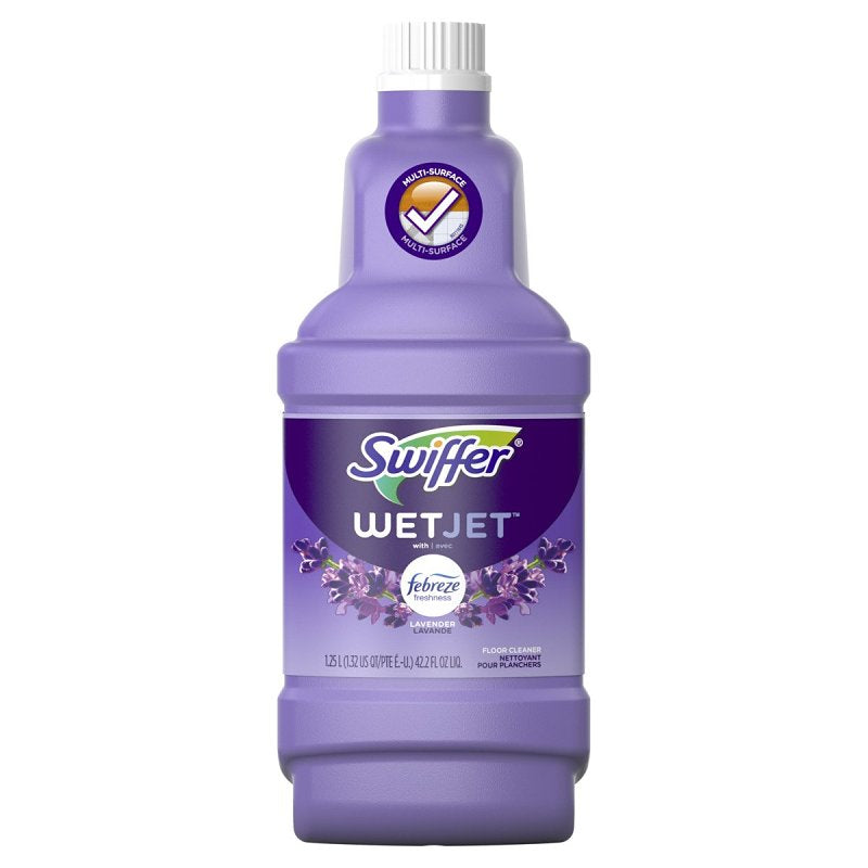 SWIFFER Swiffer 77811 Floor Cleaner, 42.2 oz Bottle, Liquid, Perfume, Clear