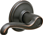 SCHLAGE LOCK Schlage F Series F10V FLA 716 Passage Lever, Mechanical Lock, Aged Bronze, Metal, Residential, 2 Grade HARDWARE & FARM SUPPLIES SCHLAGE LOCK