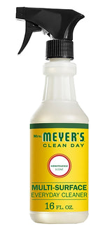 MRS. MEYERS Mrs. Meyer's Clean Day 17541 Cleaner, 16 oz Spray Bottle, Honeysuckle