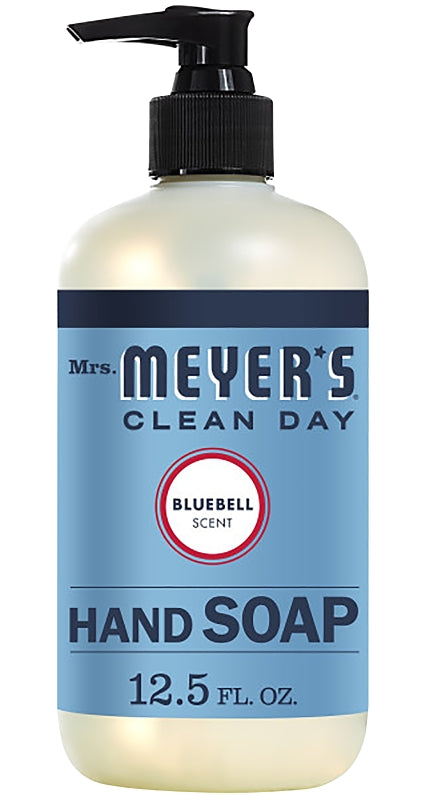 MRS. MEYERS Mrs. Meyer's 17484 Hand Soap, Liquid, Bluebell, 12.5 oz Bottle