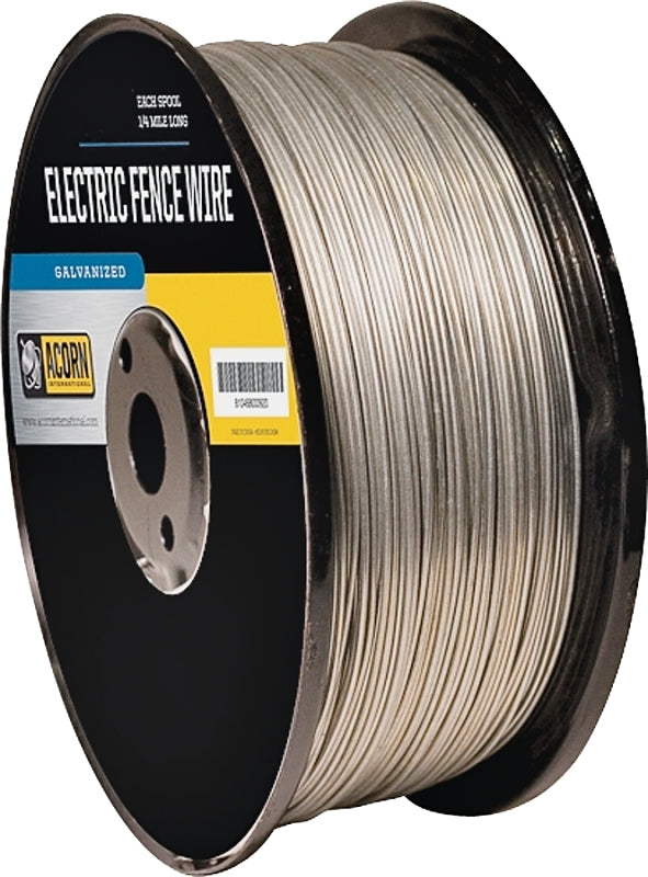 ACORN INTERNATIONAL Acorn International EFW1714 Electric Fence Wire, 17 ga Wire, Metal Conductor, 1/4 mile L HARDWARE & FARM SUPPLIES ACORN INTERNATIONAL