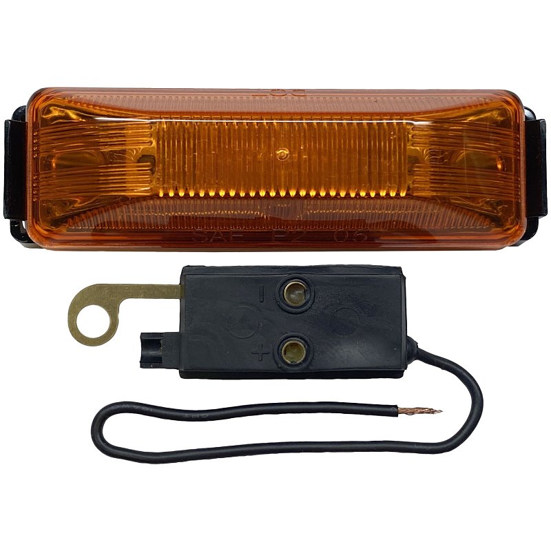 PETERSON MFG PM V161KA Marker Light, 12 V, LED Lamp, Amber Lens, Plastic Housing Material, Grommet AUTOMOTIVE PETERSON MFG