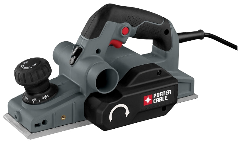 PORTER-CABLE Porter-Cable PC60THP Hand Planer, 6 A, 3-1/4 in Blade, 5/64 in D Planning
