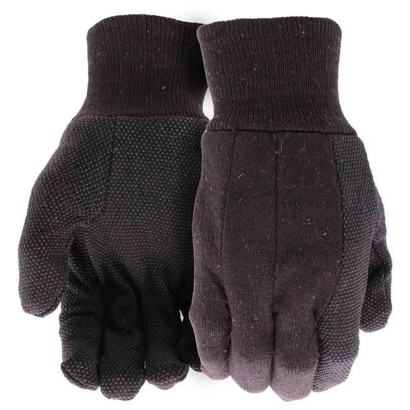 BOSS MFG Boss B61021-L Indoor/Outdoor Work Gloves, Men's, L, 8 to 8-3/8 in L, Straight Thumb, Elastic Knit Wrist Cuff, Jersey