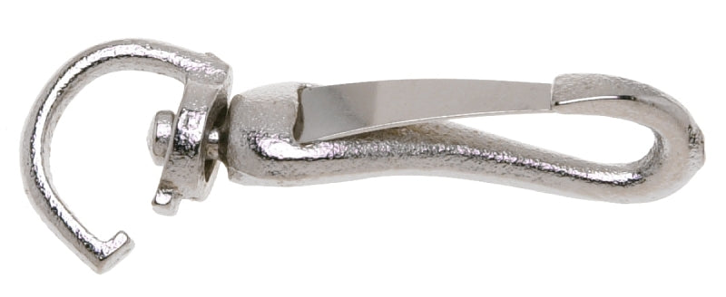 CAMPBELL CHAIN Campbell T7607702 Swiveling Spring Snap, 7/32 in Snap Opening, 3/8 in Dia x 2-1/2 in L Dimensions, 3/8 in, Nickel HARDWARE & FARM SUPPLIES CAMPBELL CHAIN