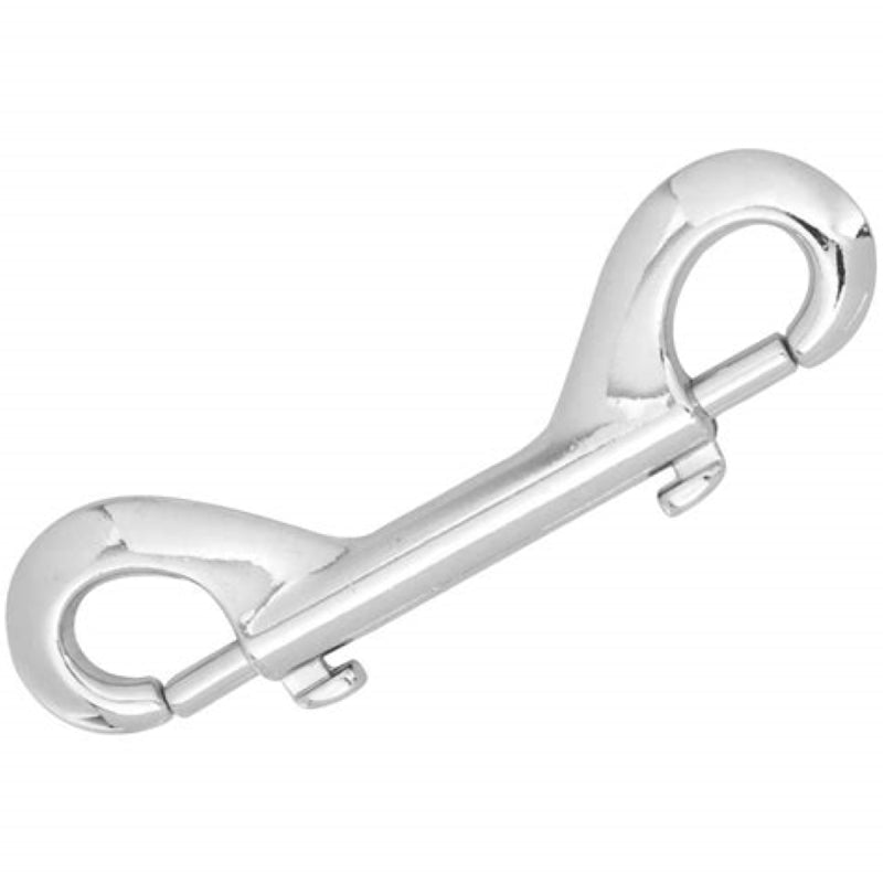 CAMPBELL CHAIN Campbell T7615302 Double-Ended Bolt Snap, 60 lb Working Load, Zinc, Nickel-Plated HARDWARE & FARM SUPPLIES CAMPBELL CHAIN