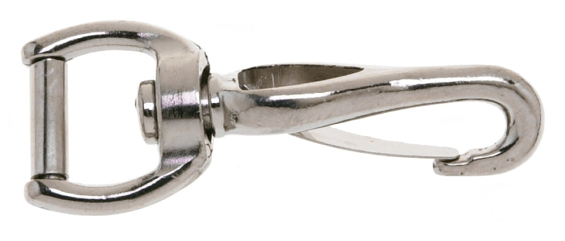 CAMPBELL CHAIN Campbell T7615802 Spring Snap Link, 5/8 in, 30 lb Working Load, Zinc, Nickel-Plated