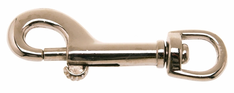 CAMPBELL CHAIN Campbell T7616702 Bolt Snap, 3/8 in, 50 lb Working Load, Zinc, Nickel-Plated HARDWARE & FARM SUPPLIES CAMPBELL CHAIN