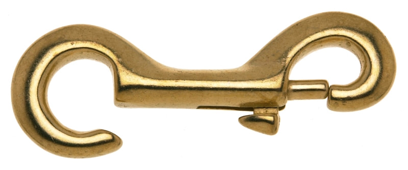 CAMPBELL CHAIN Campbell T7625204 Bolt Snap, 3/8 in, 70 lb Working Load, Bronze, Polished