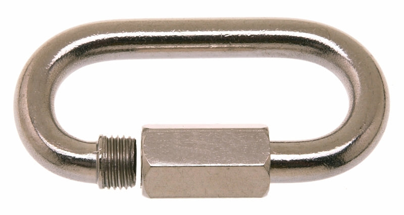 CAMPBELL CHAIN Campbell T7630506 Quick Snap Link, 1/8 in, 220 lb Working Load, Stainless Steel