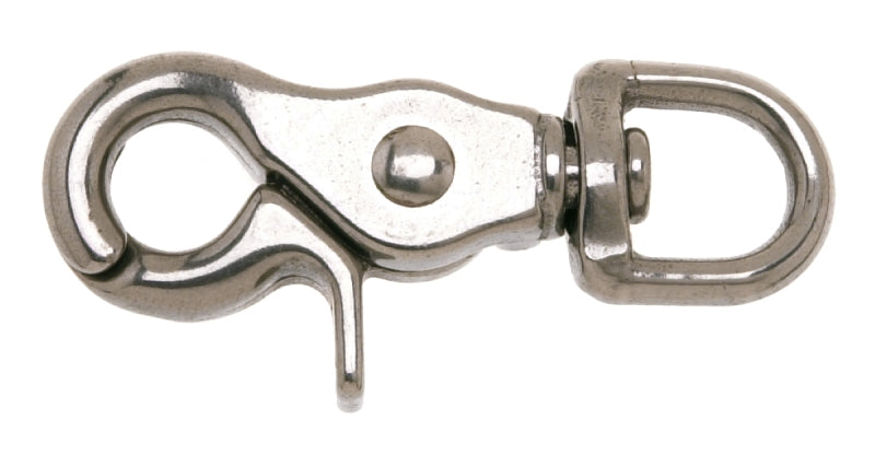 CAMPBELL CHAIN Campbell T7631704 Swiveling Trigger Snap, 1/2 in, 80 lb Working Load, Stainless Steel HARDWARE & FARM SUPPLIES CAMPBELL CHAIN