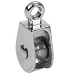 CAMPBELL CHAIN Campbell T7655100N Rope Pulley, 30 lb Working Load, Nickel HARDWARE & FARM SUPPLIES CAMPBELL CHAIN
