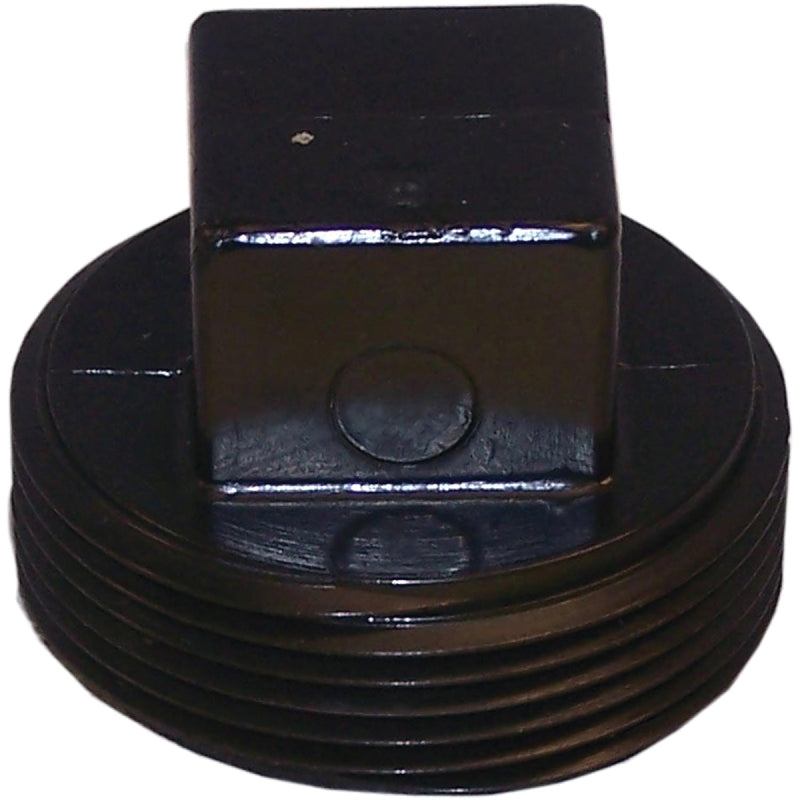 IPEX USA LLC-CANPLAS Canplas 103053SBC Threaded Plug, 3 in, MNPT, ABS, Black, SCH 40 Schedule LAWN & GARDEN IPEX USA LLC-CANPLAS