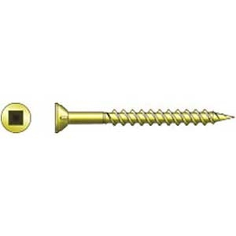 SIMPSON STRONG-TIE Simpson Strong-Tie Strong-Drive WSV2S Screw, #9 Thread, 2 in L, Rimmed Flat Head, T25 Drive, Zinc HARDWARE & FARM SUPPLIES SIMPSON STRONG-TIE