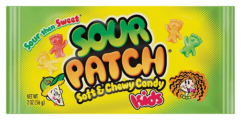 SOUR PATCH Sour Patch Kids SPK24 Candy, Nutritional Information: 215 Calories, 36 mg Sodium, 52.975 g Carbohydrates, 37.226 g Sugar HOUSEWARES SOUR PATCH