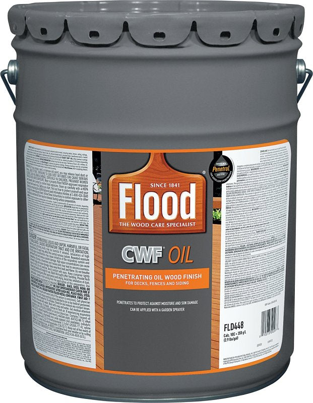 FLOOD Flood CWF FLD447 Wood Finish, Clear, Liquid, 5 gal, Can
