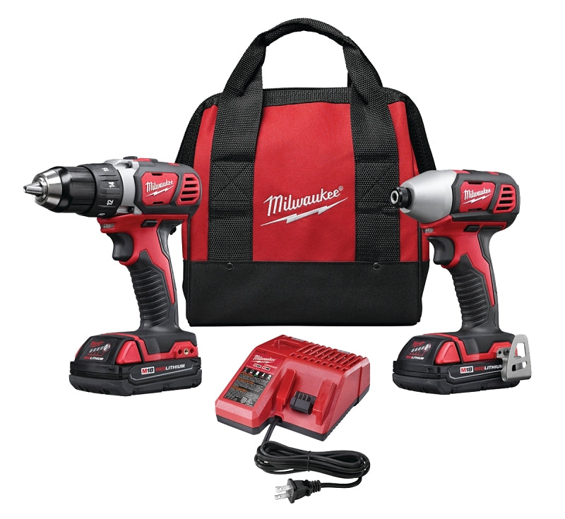 MILWAUKEE Milwaukee 2691-22 Combination Tool Kit, Battery Included, 1.5 Ah, 18 V, Lithium-Ion, 2-Tools TOOLS MILWAUKEE