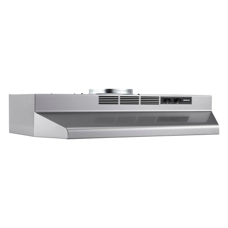 BROAN MFG Broan F40000 Series F4030SF Under-Cabinet Range Hood, 230 cfm, 2850 rpm Fan, Convertible Vent, 30 in W, 17-1/2 in D APPLIANCES & ELECTRONICS BROAN MFG