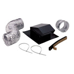 BROAN MFG Broan RVK1A Roof Vent Kit, Flexible, Aluminum/Metal/Steel, Black PLUMBING, HEATING & VENTILATION BROAN MFG