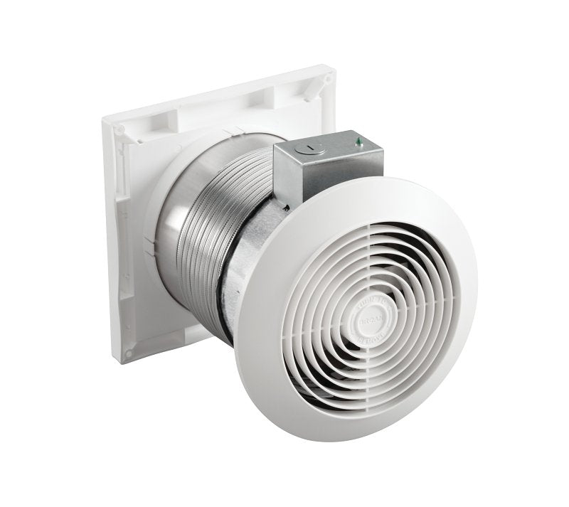 BROAN MFG Broan 512M Bath Ventilation Fan, 4-3/8 in L, 6 in W, 0.7 A, 120 V, 70 cfm Air, Steel, White