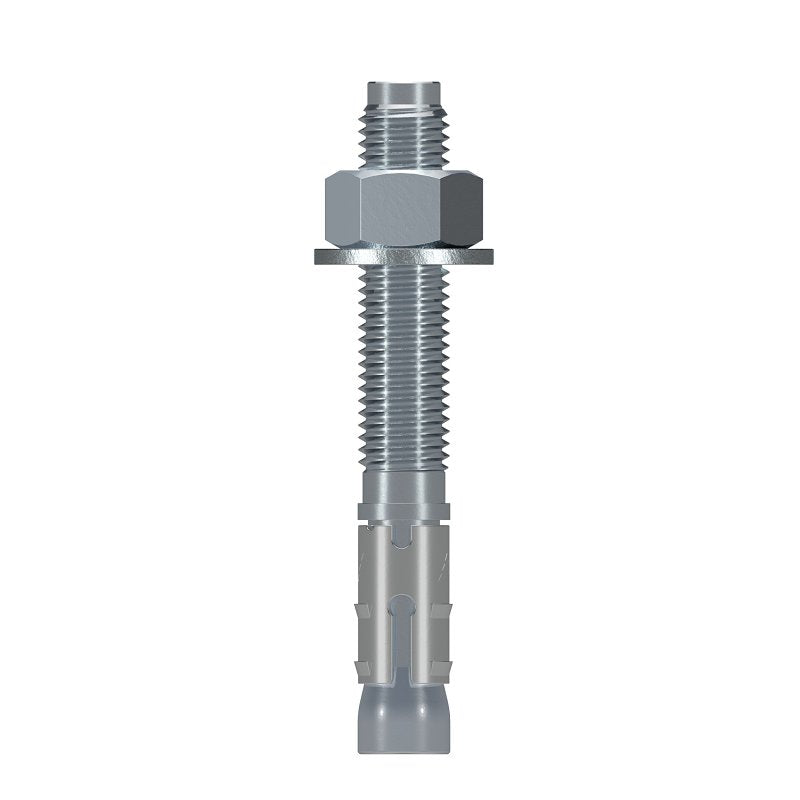 SIMPSON STRONG-TIE Simpson Strong-Tie Strong-Bolt 2 STB2-75512P1 Wedge Anchor, 3/4 in Dia, 5-1/2 in L, Carbon Steel, Zinc