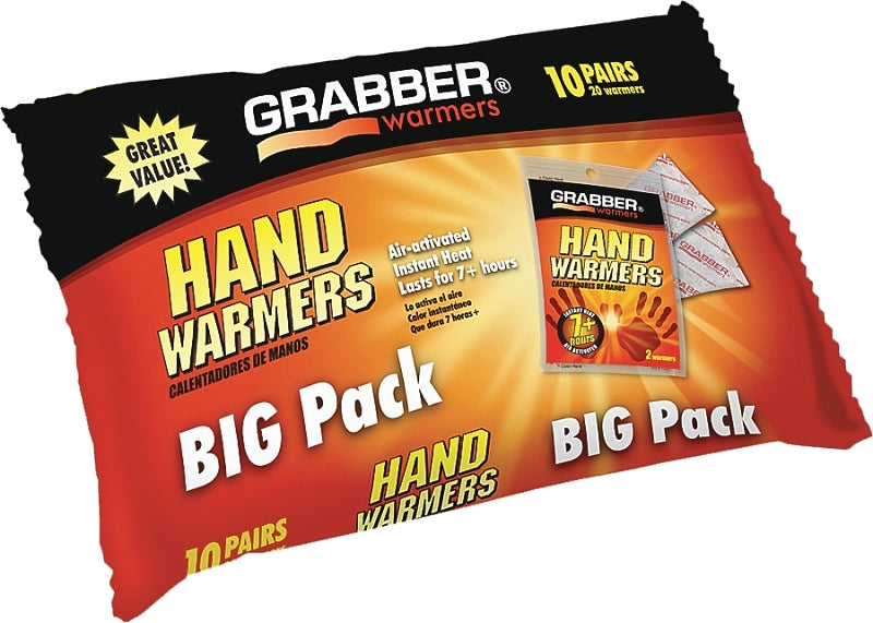 GRABBER WARMER Grabber Warmers HWPP10 Non-Toxic Hand Warmer