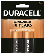 DURACELL Duracell MN1400B2Z Battery, 1.5 V Battery, 7.8 Ah, C Battery, Alkaline, Manganese Dioxide ELECTRICAL DURACELL