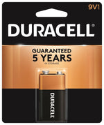 DURACELL Duracell MN1604B1Z Battery, 9 V Battery, Alkaline, Manganese Dioxide, Rechargeable: No ELECTRICAL DURACELL