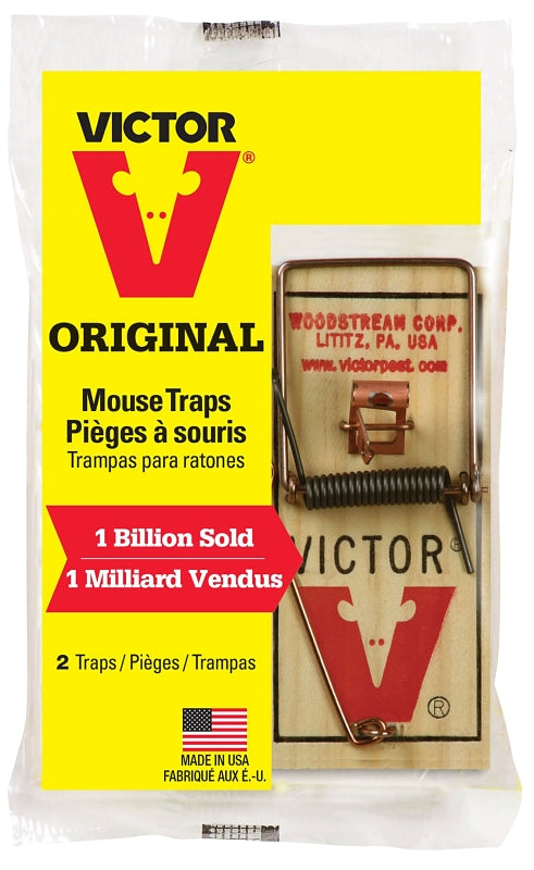 VICTOR Victor M150 Reusable Mouse Trap, 3.7 in L, 1.7 in W, 0.6 in H