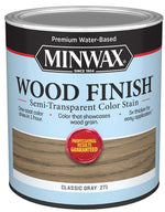 MINWAX Minwax 108200000 Wood Stain, Semi-Transparent, Classic Gray, Liquid, 32 fl-oz PAINT MINWAX