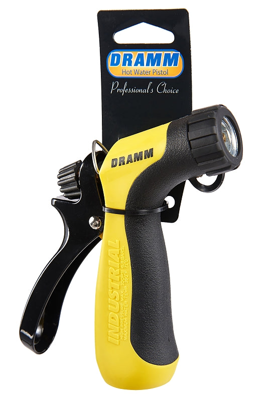 DRAMM Dramm 10-12743 Hot Water Pistol Nozzle, Metal, Yellow