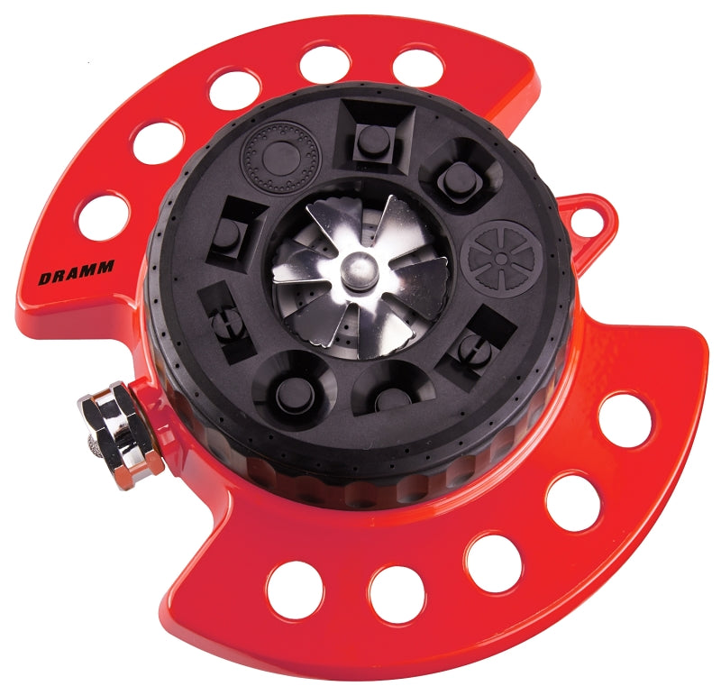 DRAMM Dramm ColorStorm 15021 Turret Sprinkler, 250 to 575 sq-ft, Plastic/Zinc