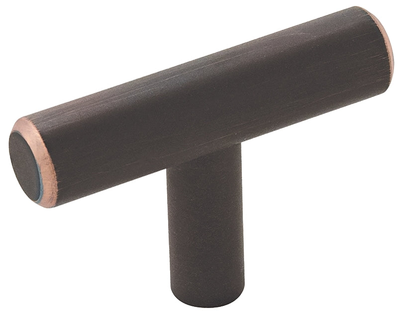 AMEROCK Amerock Bar Pulls Series BP19009ORB Cabinet Knob, 1-3/8 in Projection, Carbon Steel, Oil Rubbed Bronze